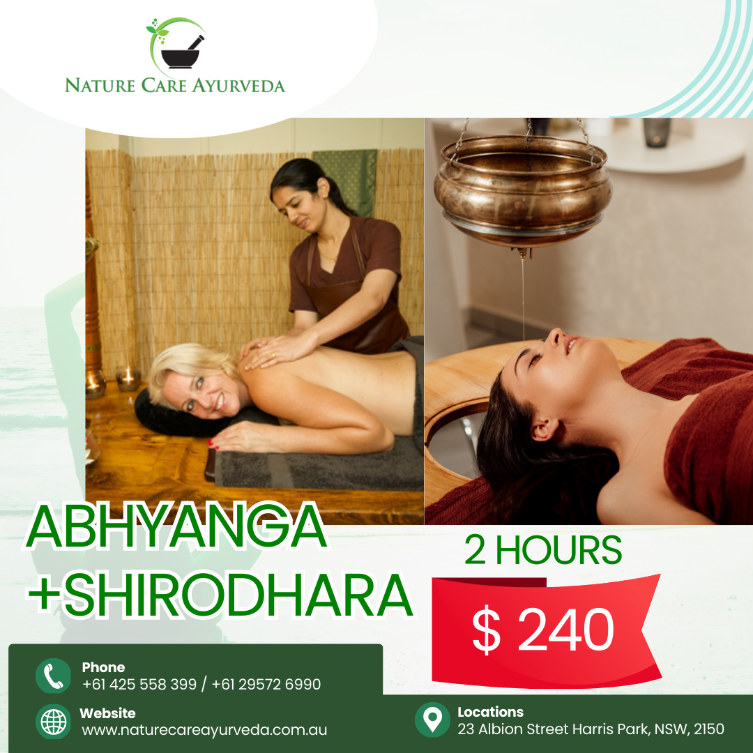 16 – Abhyanga +shirodhara Abhyanga + Shirodhara - 2 Hours