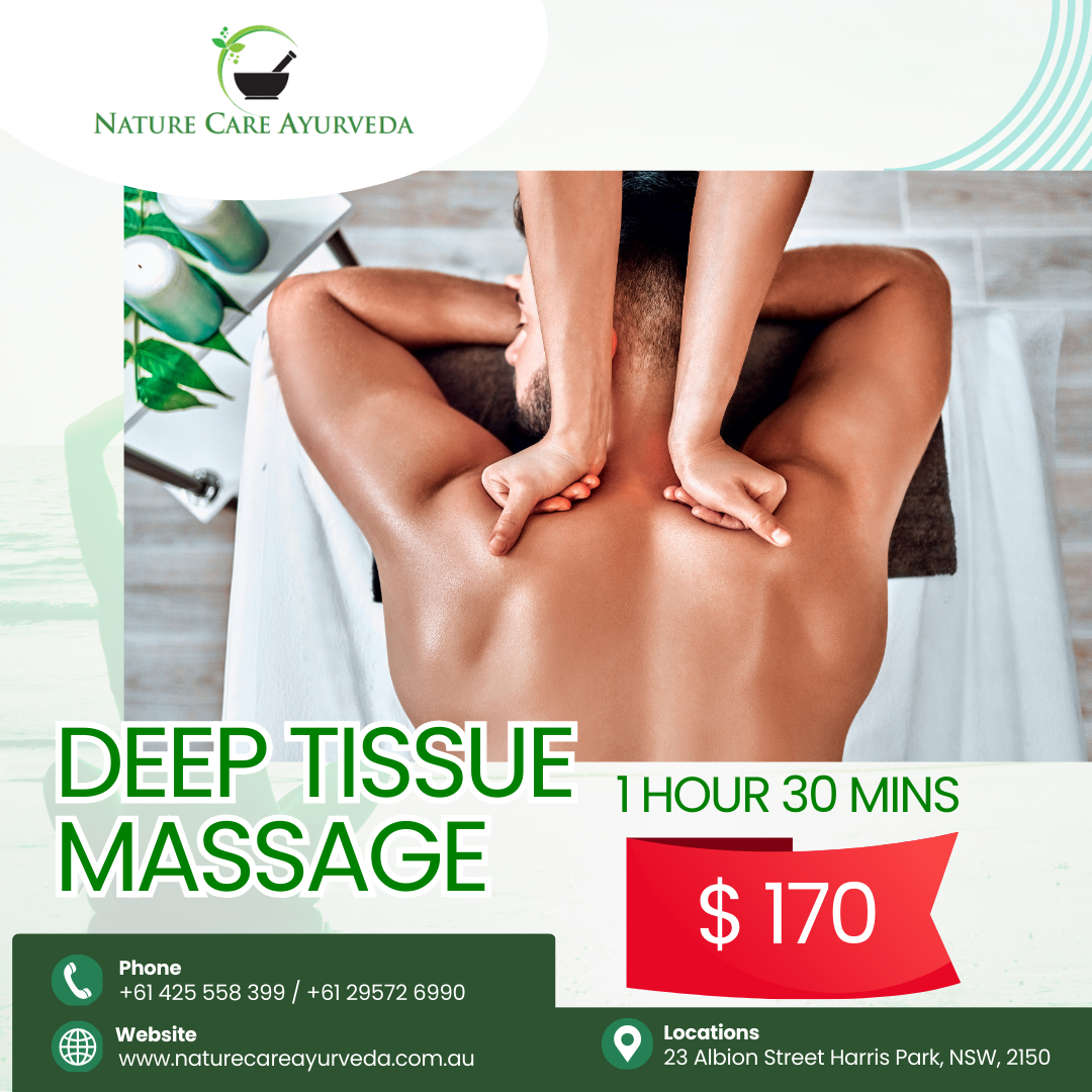 18 – Deep tissue massage Deep Tissue Massage - 1 Hour 30 Minutes